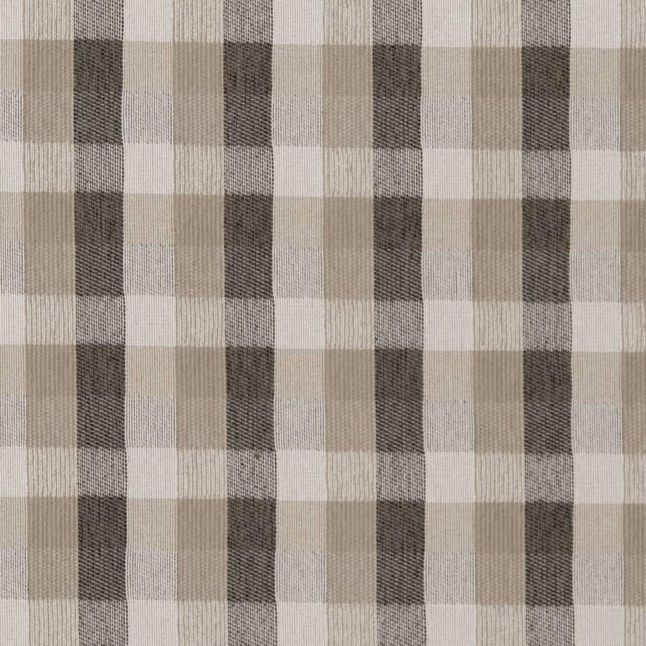 Pebble - Beige & Taupe,Grey & Silver Check & Houndstooth,Plaid Upholstery Fabric 54 Inches"